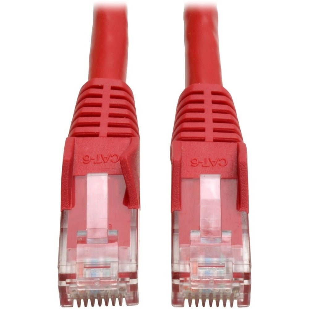 Tripp Lite N201-015-RD Cat6 Patch Cable Gigabit Snagless Molded RJ45 M/M 15ft Image 1