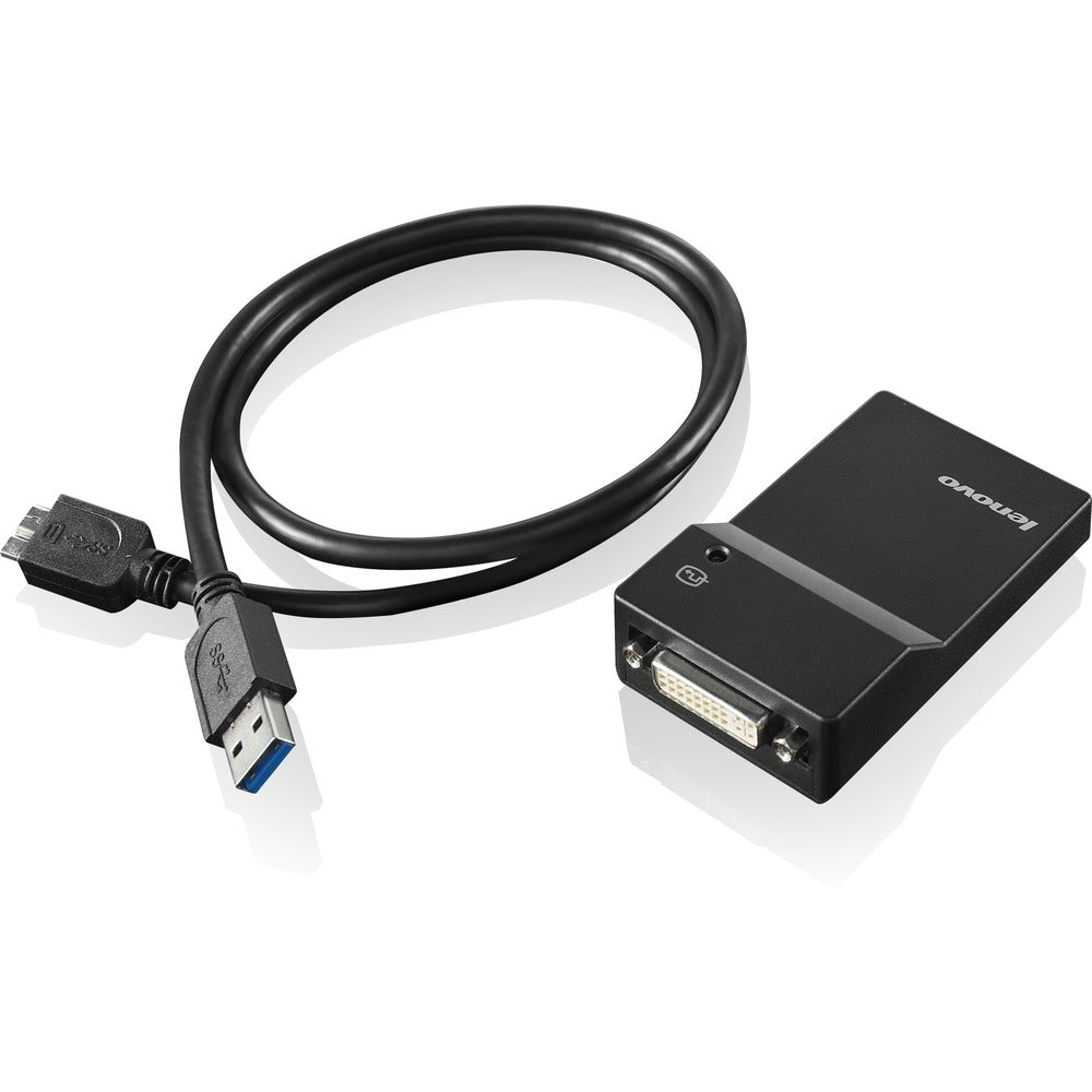 Lenovo 0B47072 USB 3.0 to DVI/VGA Monitor Adapter Image 1
