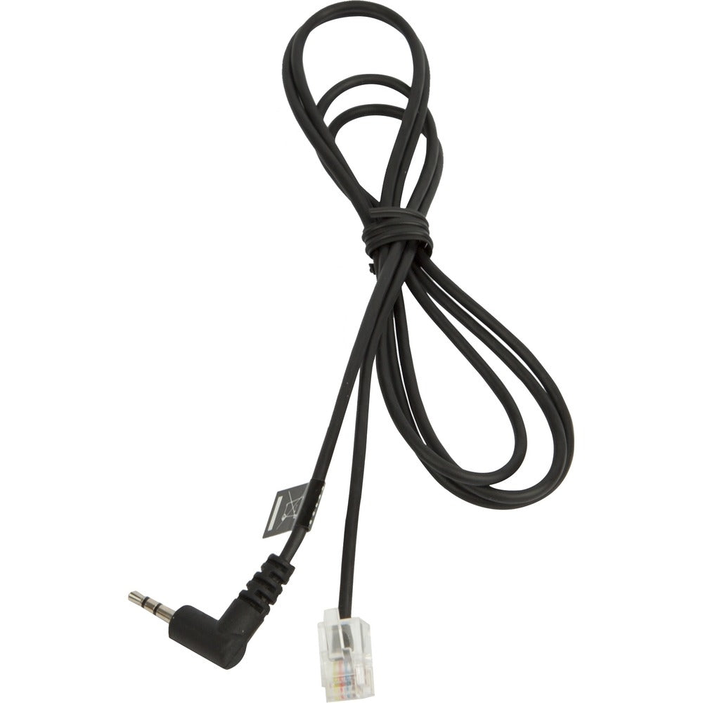 Netcom GN 2.5MM to RJ-9 Audio Cord for Wireless Headsets Image 1