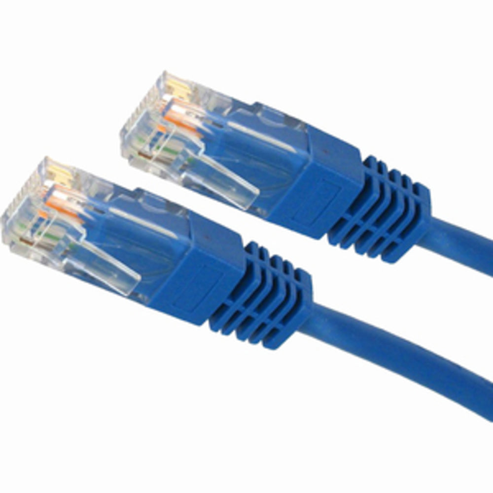 4Xem 4Xc5Epatch25Bl 25Ft Cat5E Blue Molded Patch Cable Image 1