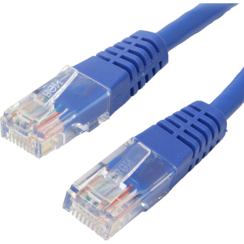 4Xem 4Xc6Patch3Bl 3Ft Cat6 Blue Molded Patch Cable Image 1