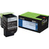 Lexmark 80C10K0 Black Toner Cartridge - Original, 1,000 Page-Yield Image 1