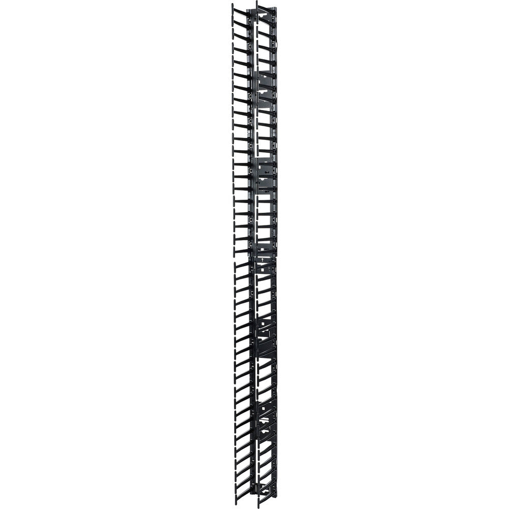 Schneider Electric APC AR7580A Vertical Cable Manager - Black Image 1