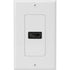 4Xem 4Xwallhdmi1 1Port Single Outlet Decora Hdmi Female Wall Plate White Image 1