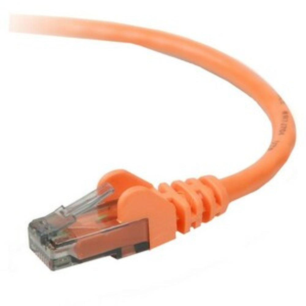 Belkin A3L980-06-Org-S Cat6 Snagless Patch Cable RJ45M/RJ45M Image 1