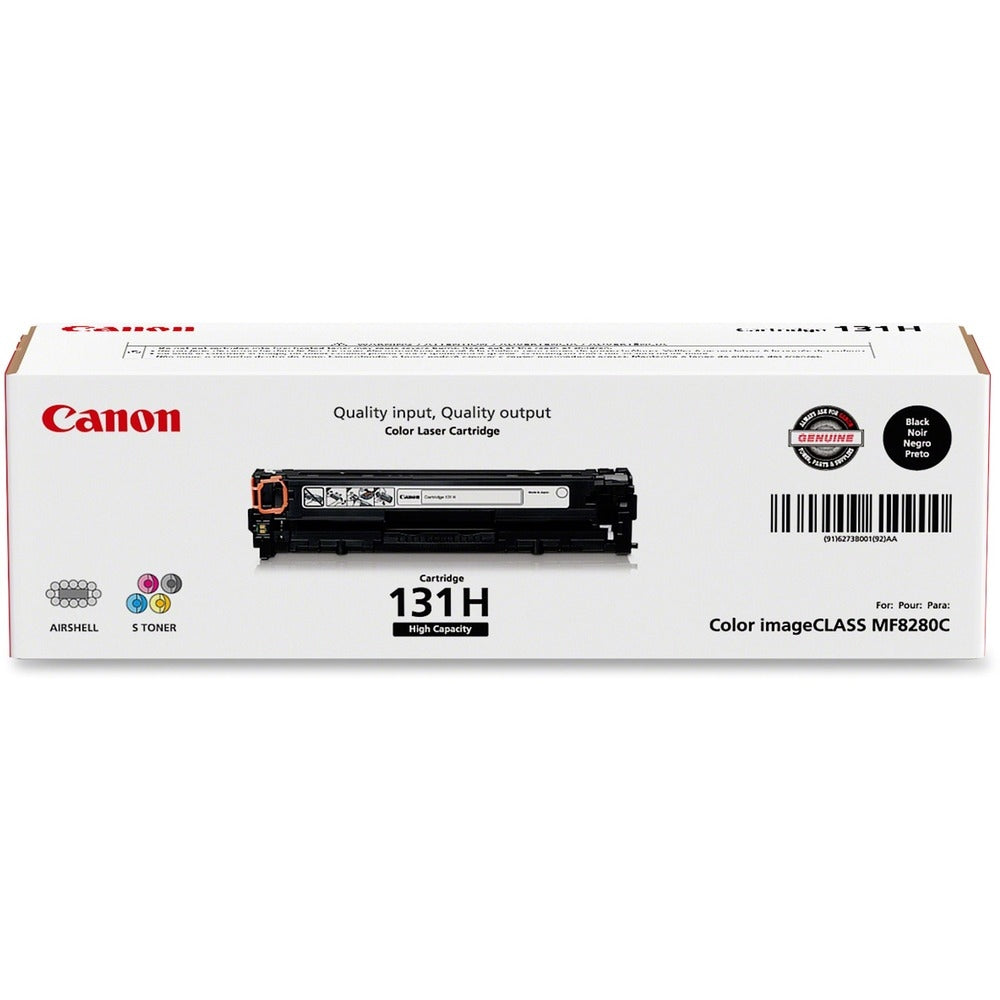 Canon 131H K Toner Cartridge - Black - High Yield (2400 pages) Image 1
