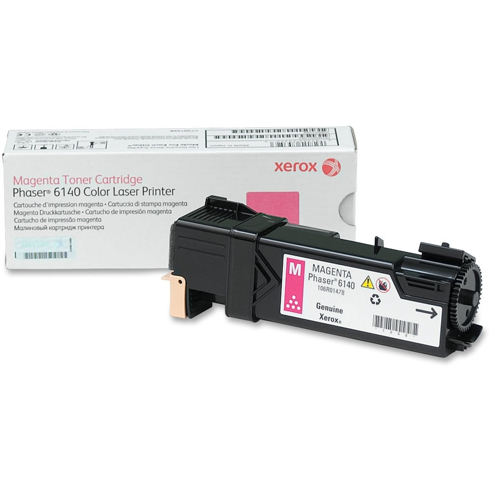 Xerox 106R01478 Magenta Toner Cartridge Phaser 6140 Image 1