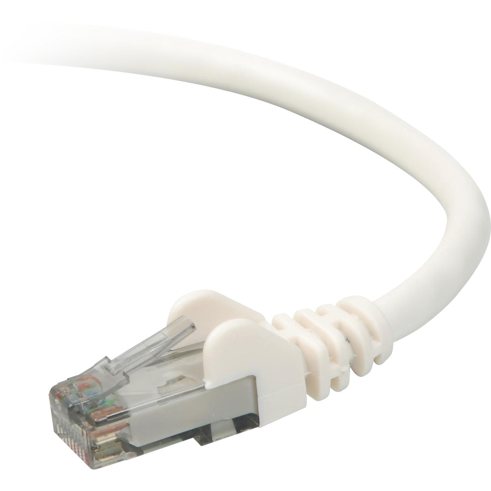 Belkin A3L980-15-WHT-S CAT6 Ethernet Patch Cable Snagless RJ45 M/M White Image 1