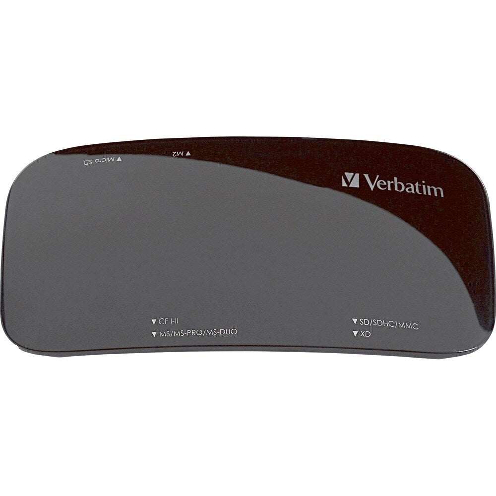 Verbatim 97705 USB 2.0 Card Reader CompactFlash SD Micro-SD Memory Stick Image 1