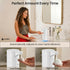 GentleJet EasyFoam Automatic Foaming Soap Dispenser – Touchless Sensor, USB-C Rechargeable, 304 Stainless Steel, IPX5 Waterproof for Bathroom Kitchen Sink, 9.5 oz / 280 ml