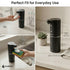 GentleJet JetFoam Automatic Foam Soap Dispenser Touchless Sensor, USB-C Rechargeable, Adjustable Output, IPX5 Waterproof, 300 ml, Bathroom & Kitchen Countertop