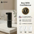 GentleJet JetFoam Automatic Foam Soap Dispenser Touchless Sensor, USB-C Rechargeable, Adjustable Output, IPX5 Waterproof, 300 ml, Bathroom & Kitchen Countertop