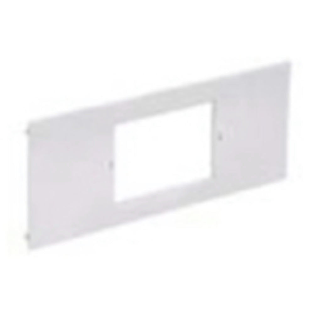 Hubbell AFP14W Angled Plate 4 Port White - 45 Degree Angle Snap Mount - UL Listed Image 1