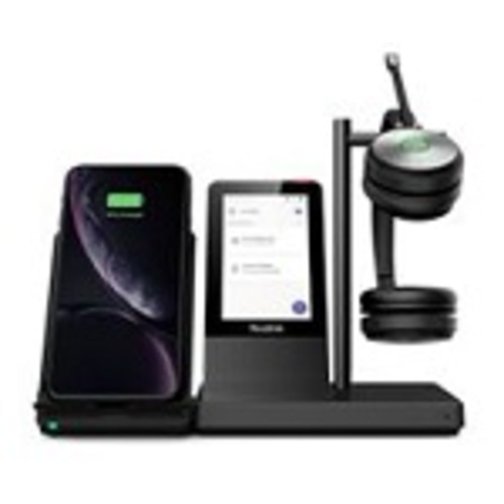 Yealink WH66 Dual Teams DECT Wireless Headset - Bluetooth - Black Image 1