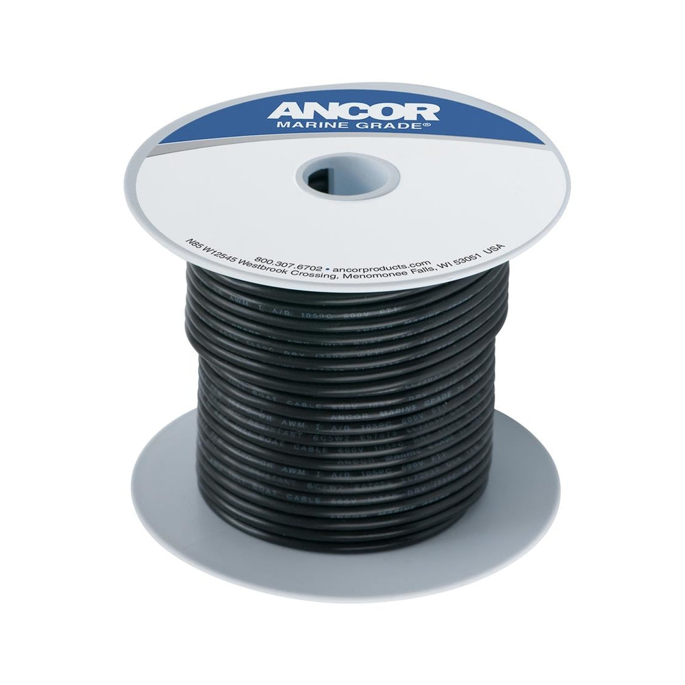 Ancor 104010 Tinned Copper Wire 100ft 14 Gauge Black Image 1