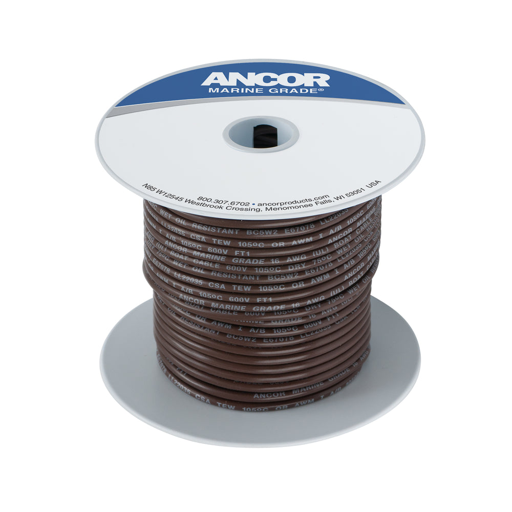Ancor 104210 Brown 14AWG 100ft Tinned Copper Wire Image 1