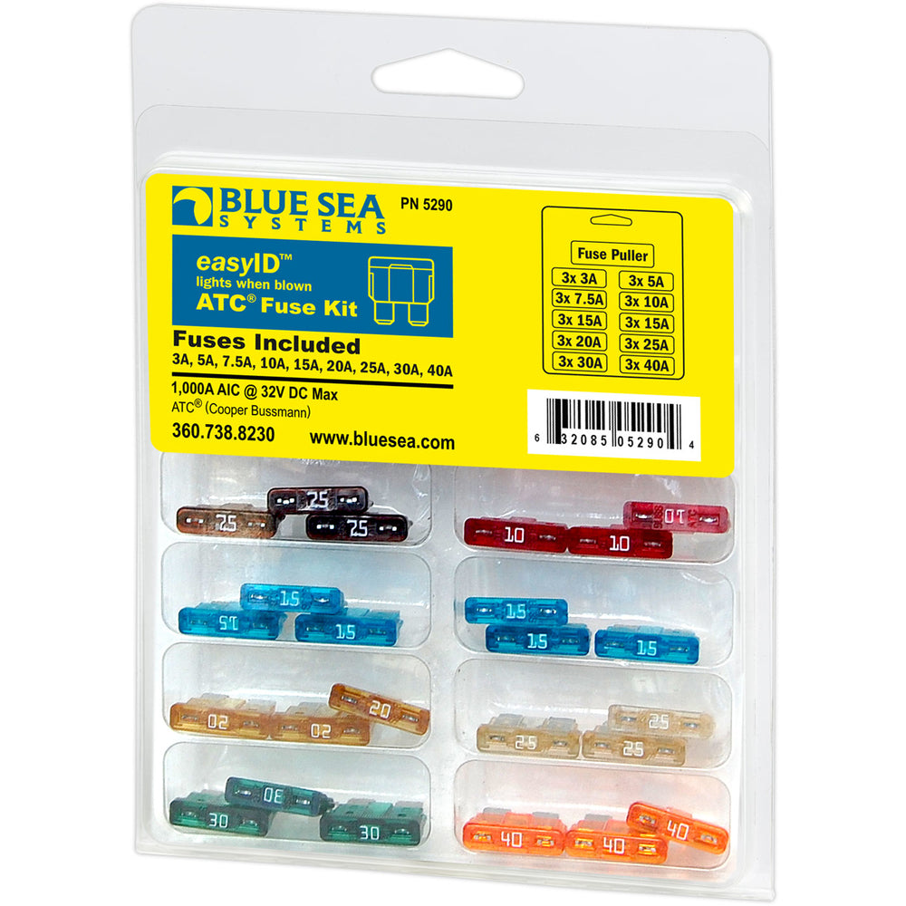 Blue Sea Systems 5290 Fuse Kit Atc Easyid 31 Piece Image 1