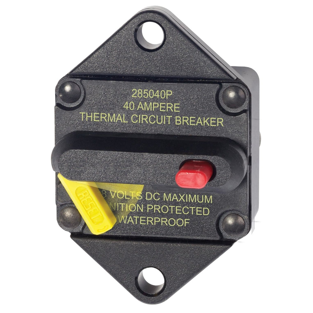 Blue Sea Systems 7082-Bss 285-Series 40 Amp Circuit Breaker Panel Mount Image 1