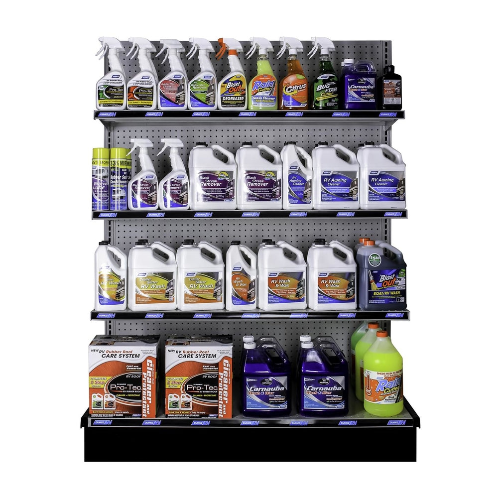 Camco 61155 RV Cleaners Endcap with Header Sign Image 1