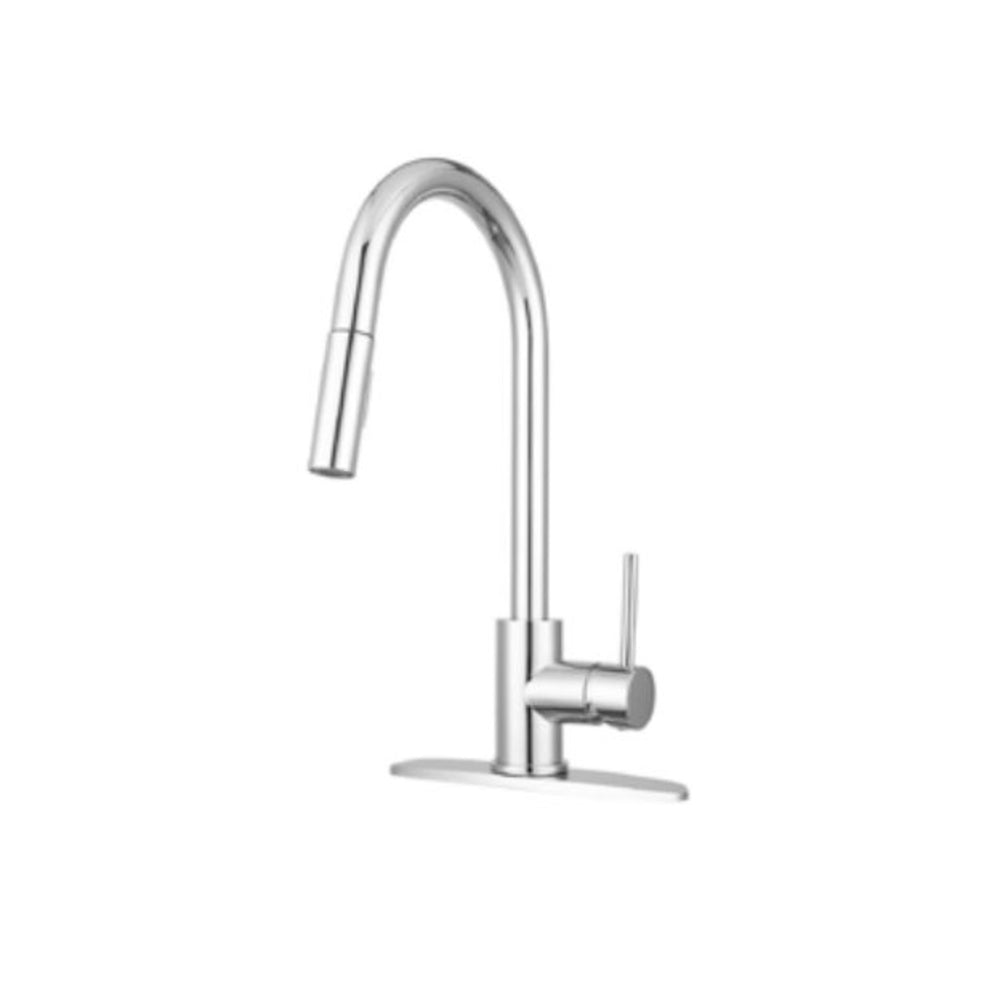 Dura Faucet DF-MK530SLK-CP Kitchen Faucet with Pull-Down Streamline Image 1