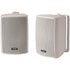 Fusion Ms-Os420 4" Compact Marine Box Speakers Pair White Image 1