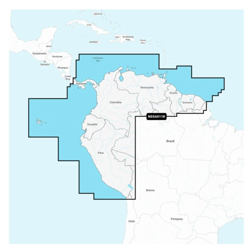 GARMIN CARTO 010-C1452-20 South America North Inland And C Image 1