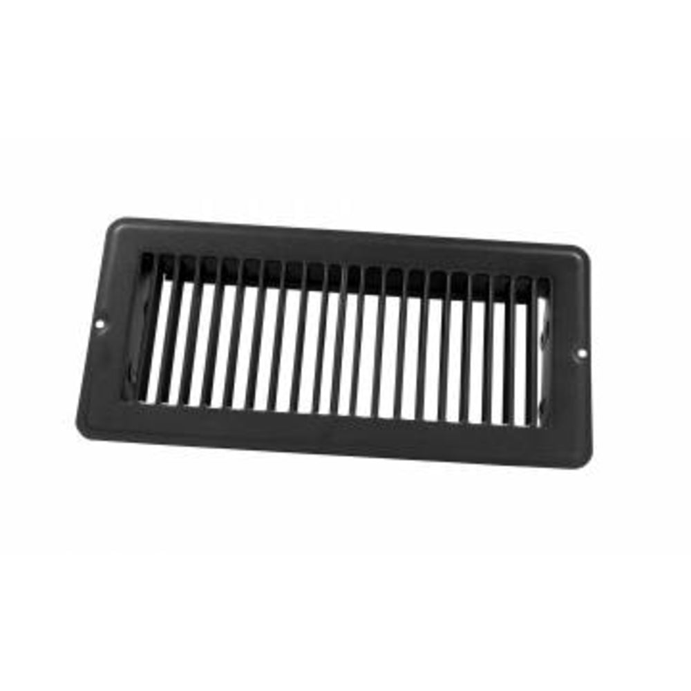 Jr Products 02-29185 4x10 Undampered Black Vent Cover Image 1