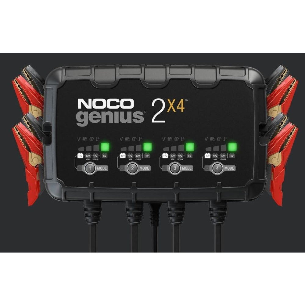 NOCO GENIUS2X4 8A 4-Bank Battery Charger Image 1