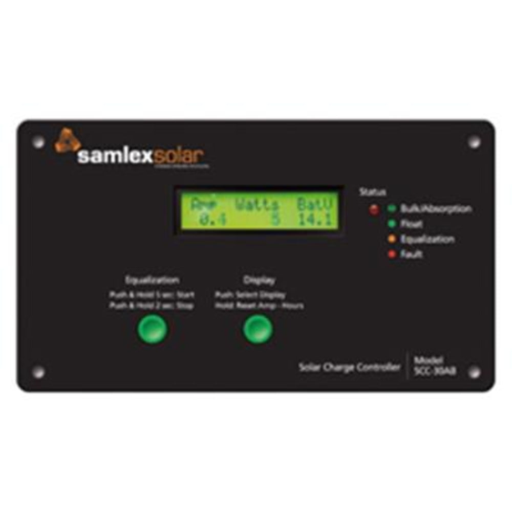 SAMLEX SCC-30AB Solar Charge Controller - Flush Mount Image 1
