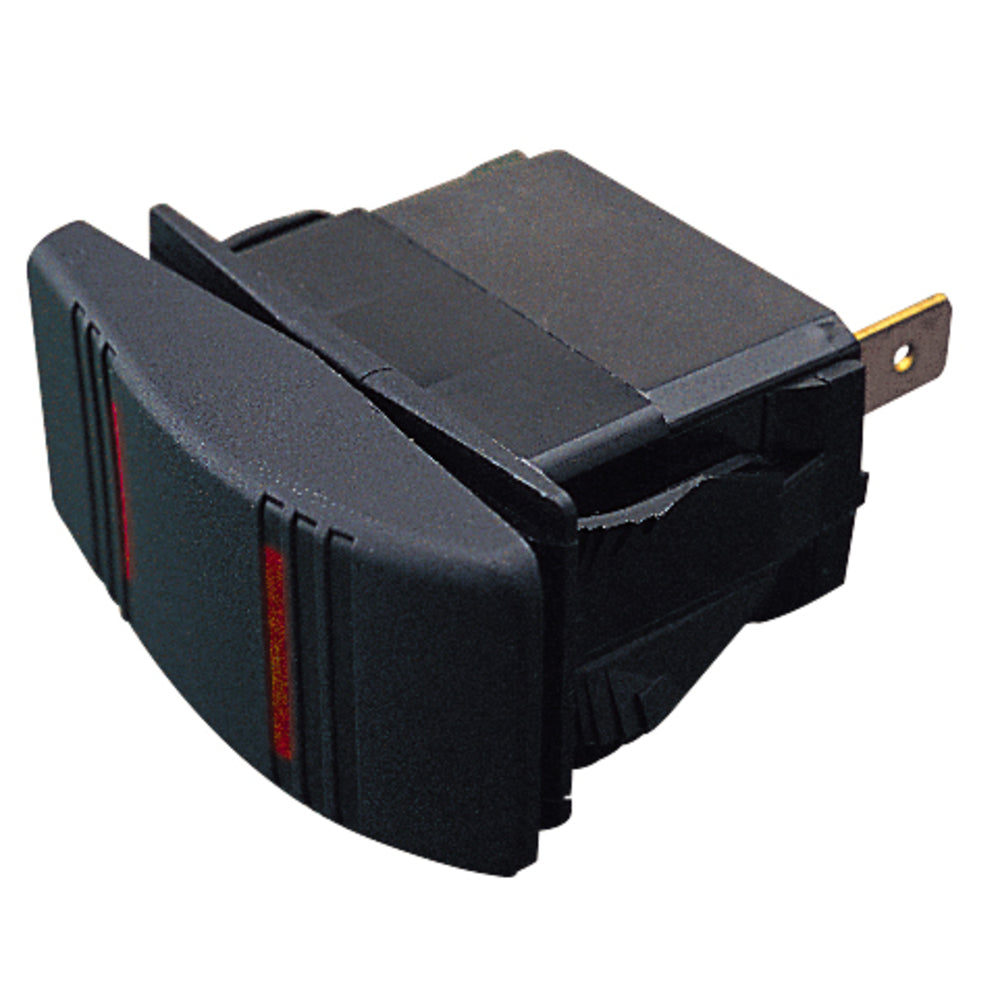 Sea Dog Marine 420211-1 Rocker Switch ON/OFF with Red Light Image 1