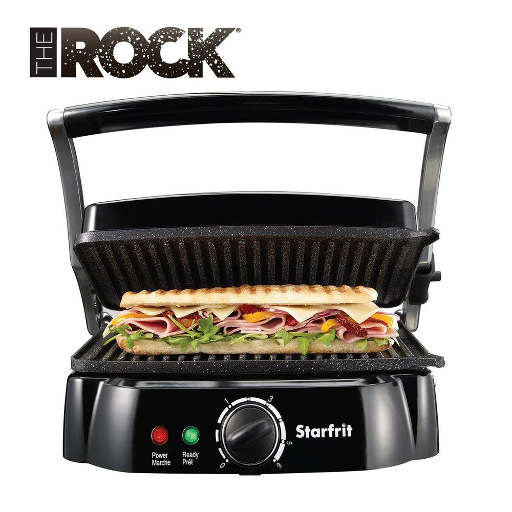 Starfrit 024500-001-0000 Panini Grill with Removable Plates and Adjustable Temperature Image 1