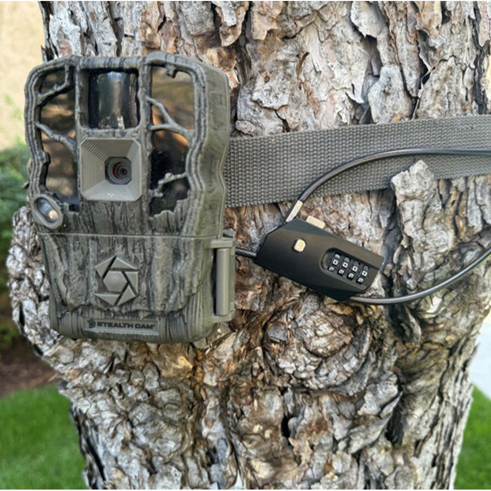 Hme TCCL Trail Camera Combination Lock - 6-Foot Coiled Cable