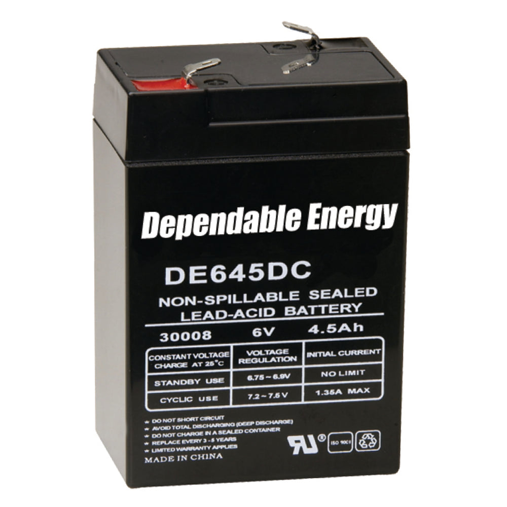 American Hunter DE645DC 6V Rechargeable Battery - 4.5 Amp Hr Image 1