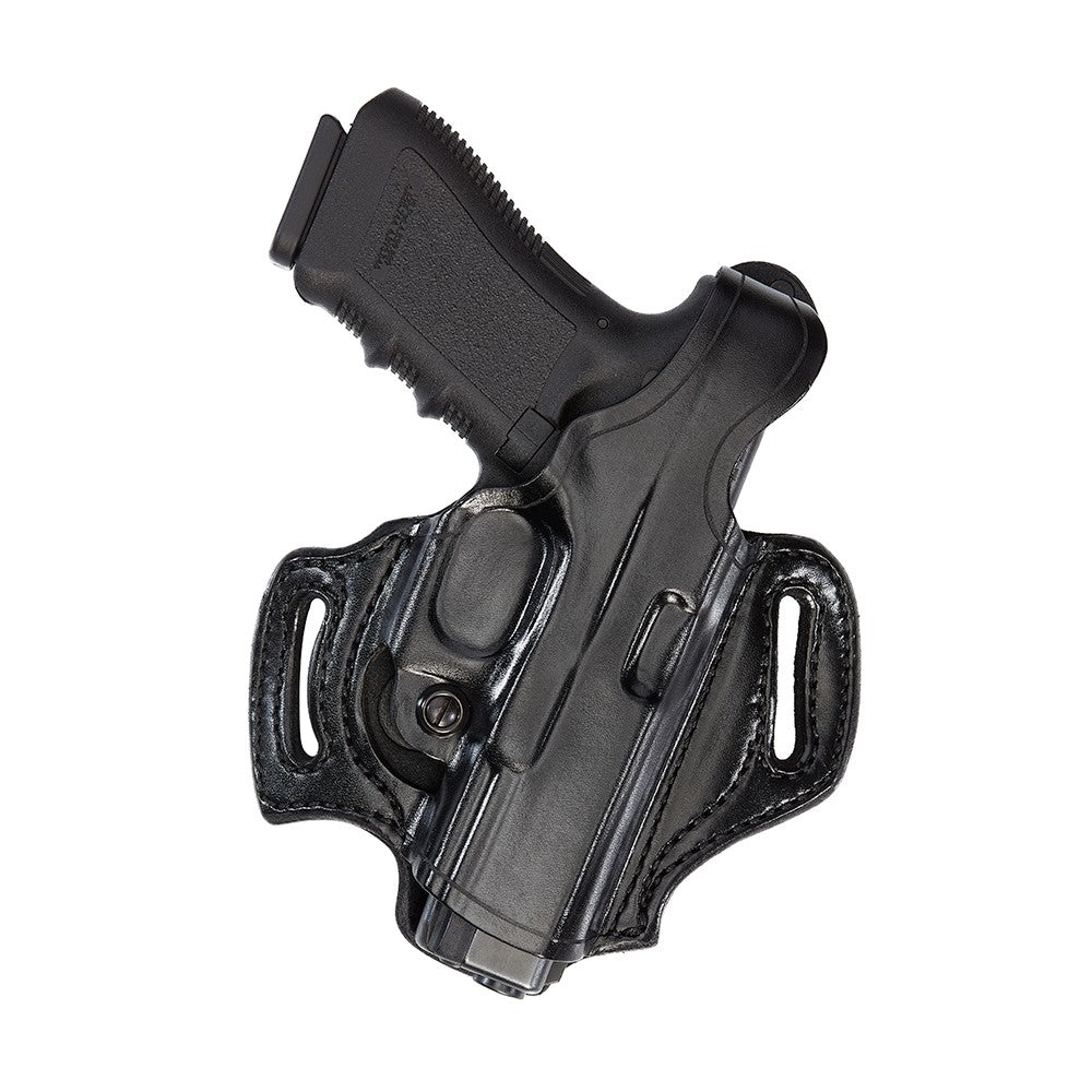 Aker H168BPR-GL43 Leather Holster - Flatsider XR12 - Black Image 1