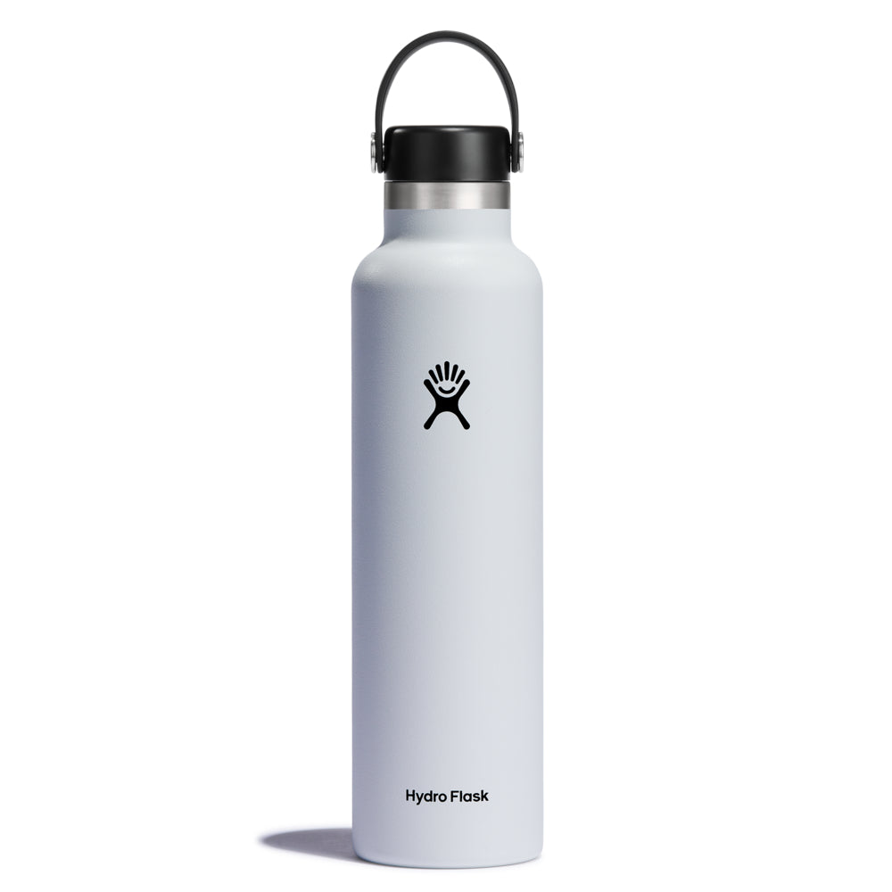 Hydro Flask S24SX110 24 oz Insulated Water Bottle with Flex Cap - White Image 1