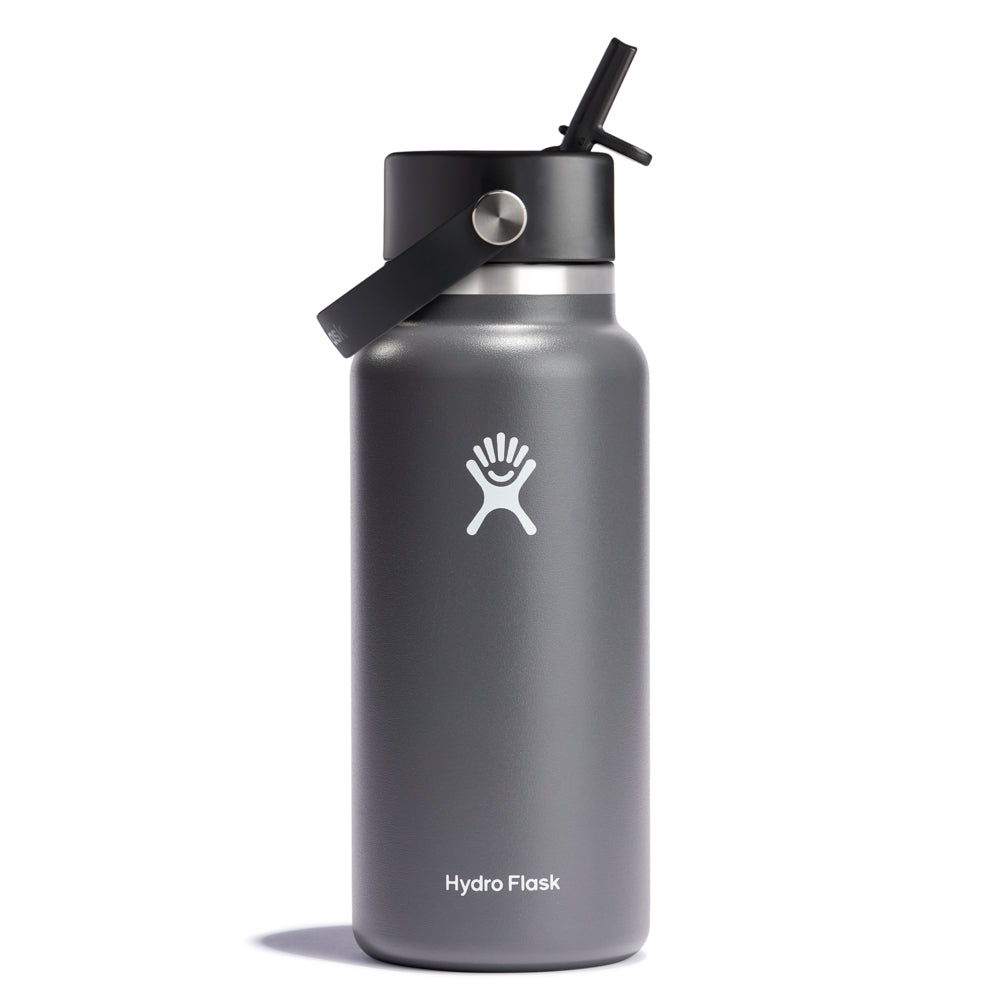 Hydro Flask W32BFS010 32oz Wide Flex Straw Cap Stainless Steel Water Bottle Image 1