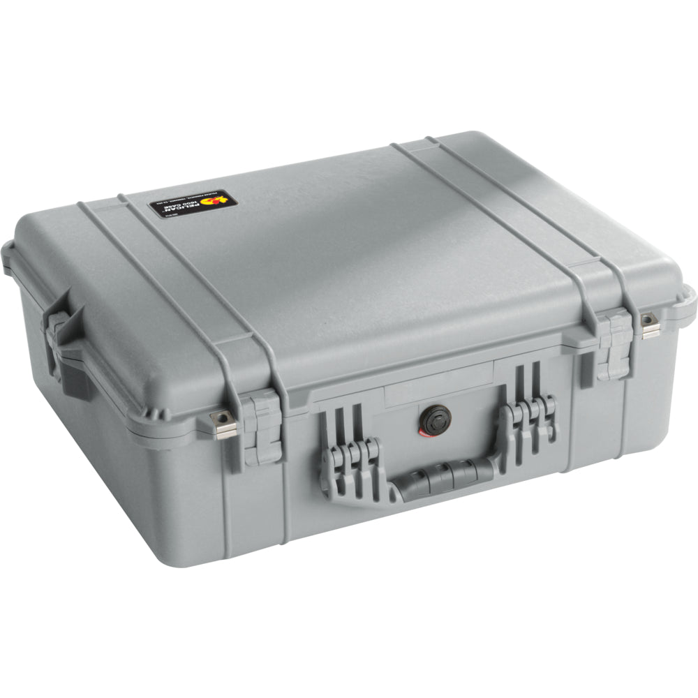 Pelican 1604 Protector Case with Dividers Silver Image 1