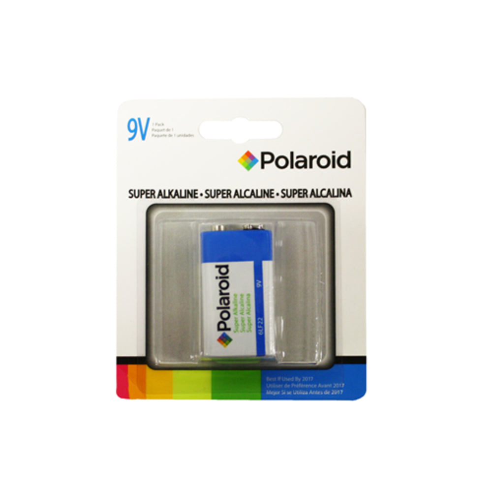 Polaroid 27085 9 Volt Battery - Super Alkaline Power Image 1