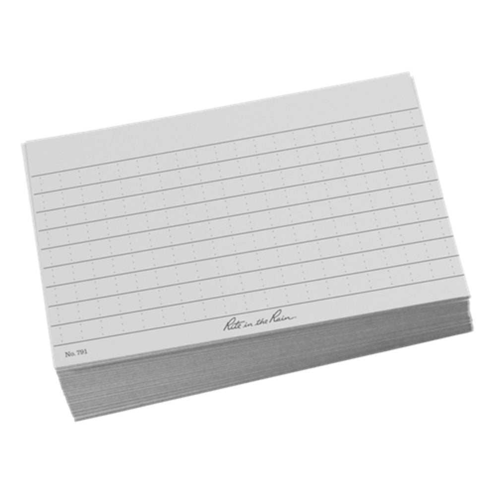 Rite in the Rain 791 Riterain 5x3 GY Index Cards - Water-Resistant and Durable Image 1