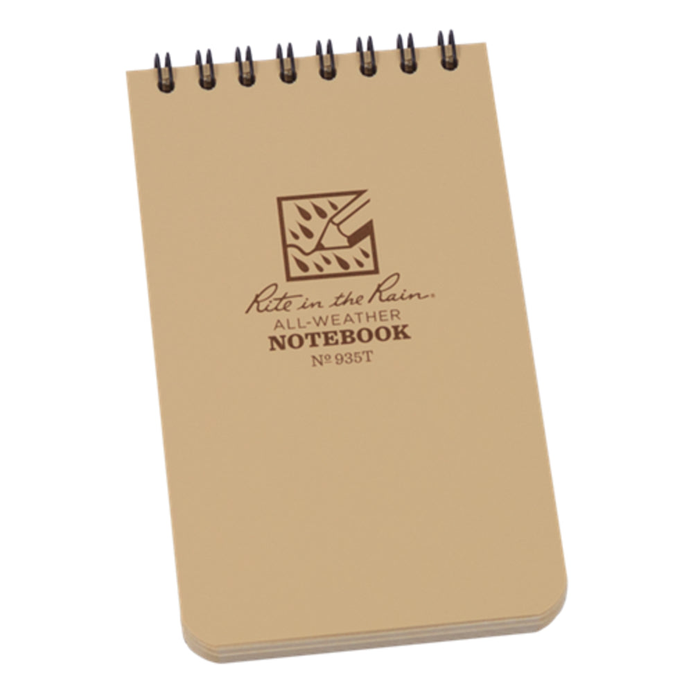 Rite in the Rain 935T Polydura Top-Spiral Notebook 3x5 - Waterproof Image 1