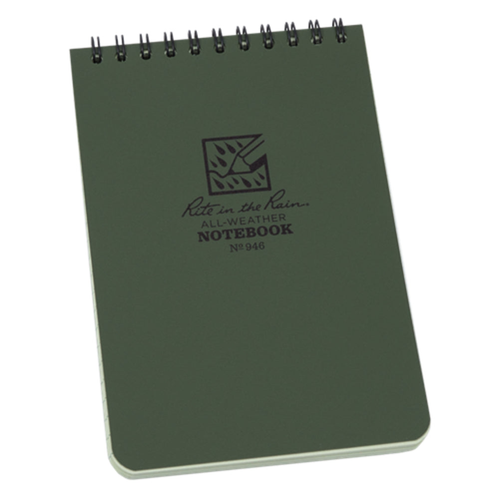 Rite in the Rain 946 4x6 Green Notebook - Waterproof Image 1