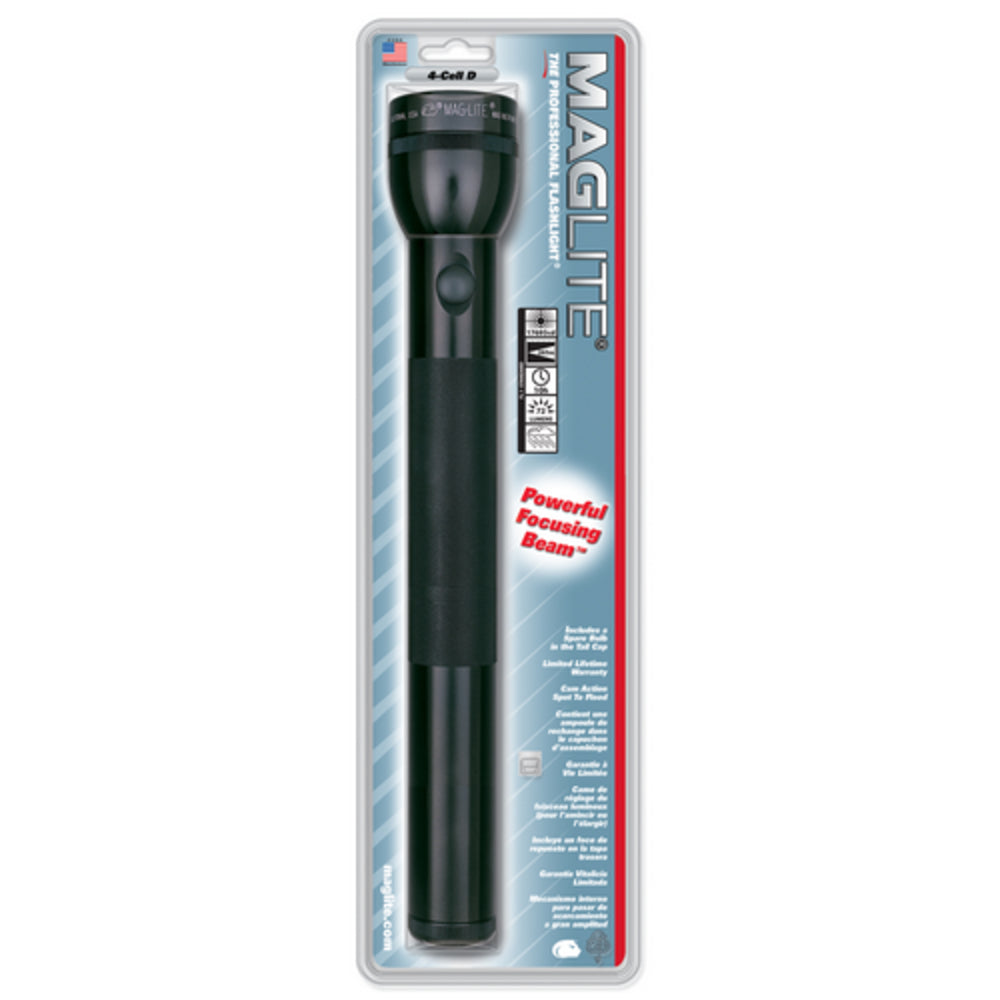 Maglite S4D015 Black 4 Cell D Flashlight  Image 1