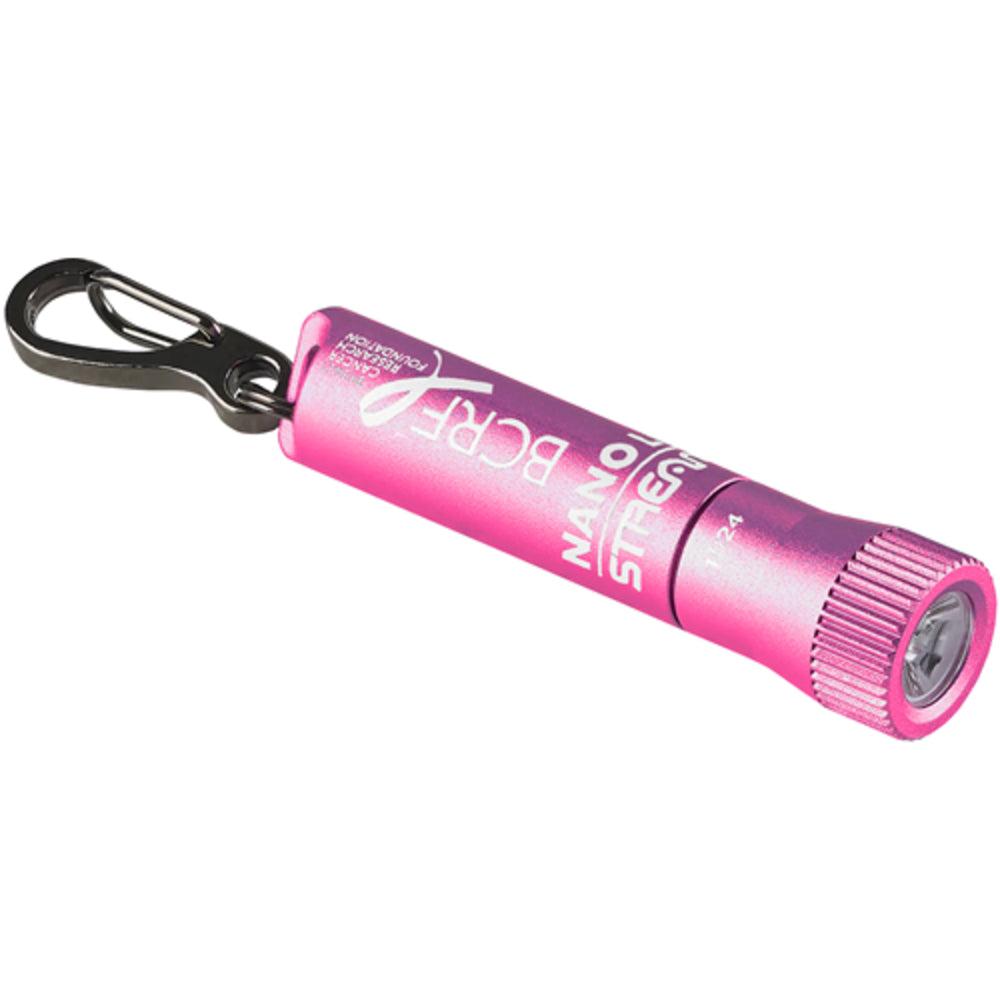 Streamlight 73022 BCRF Pink Nano Light II Keychain Flashlight Image 1