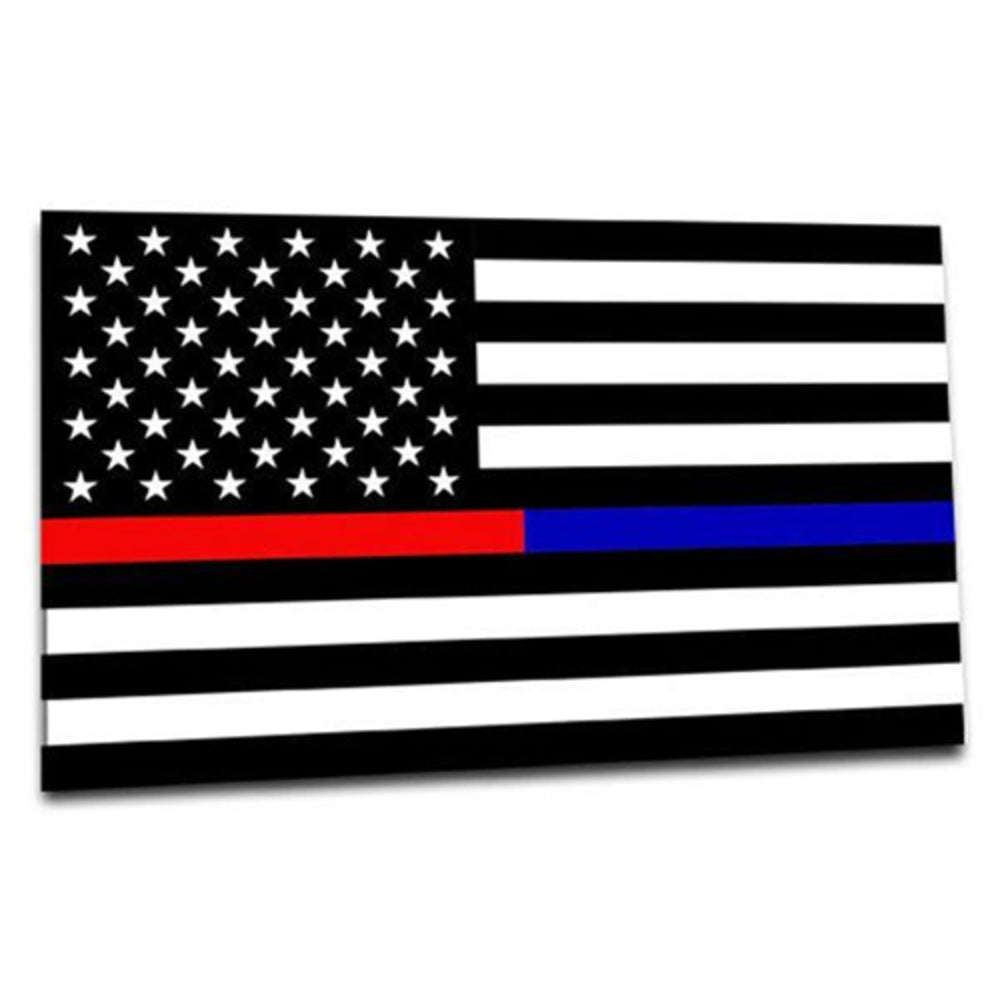 Thin Blue Line TRBL-S-American-46 Sticker - 4X6 Inches Image 1