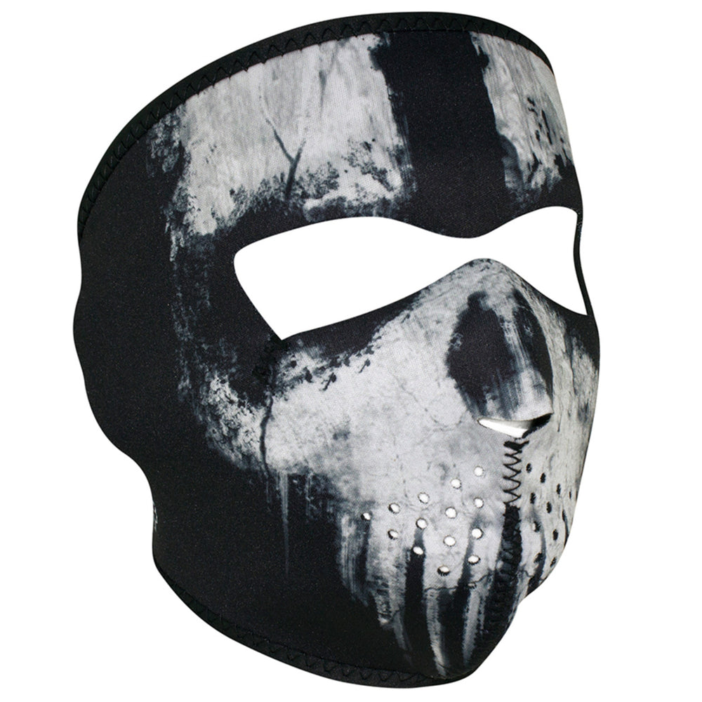 Fox Outdoors 72-630 Neoprene Thermal Face Mask Skull Ghost Image 1