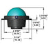 Ritchie Navigation RU-90 Voyager Sailbt. Racing Compas