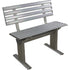Springfield Marine 1099050-2 Aluminum Dock Bench with Weather Resistant Frame Image 1