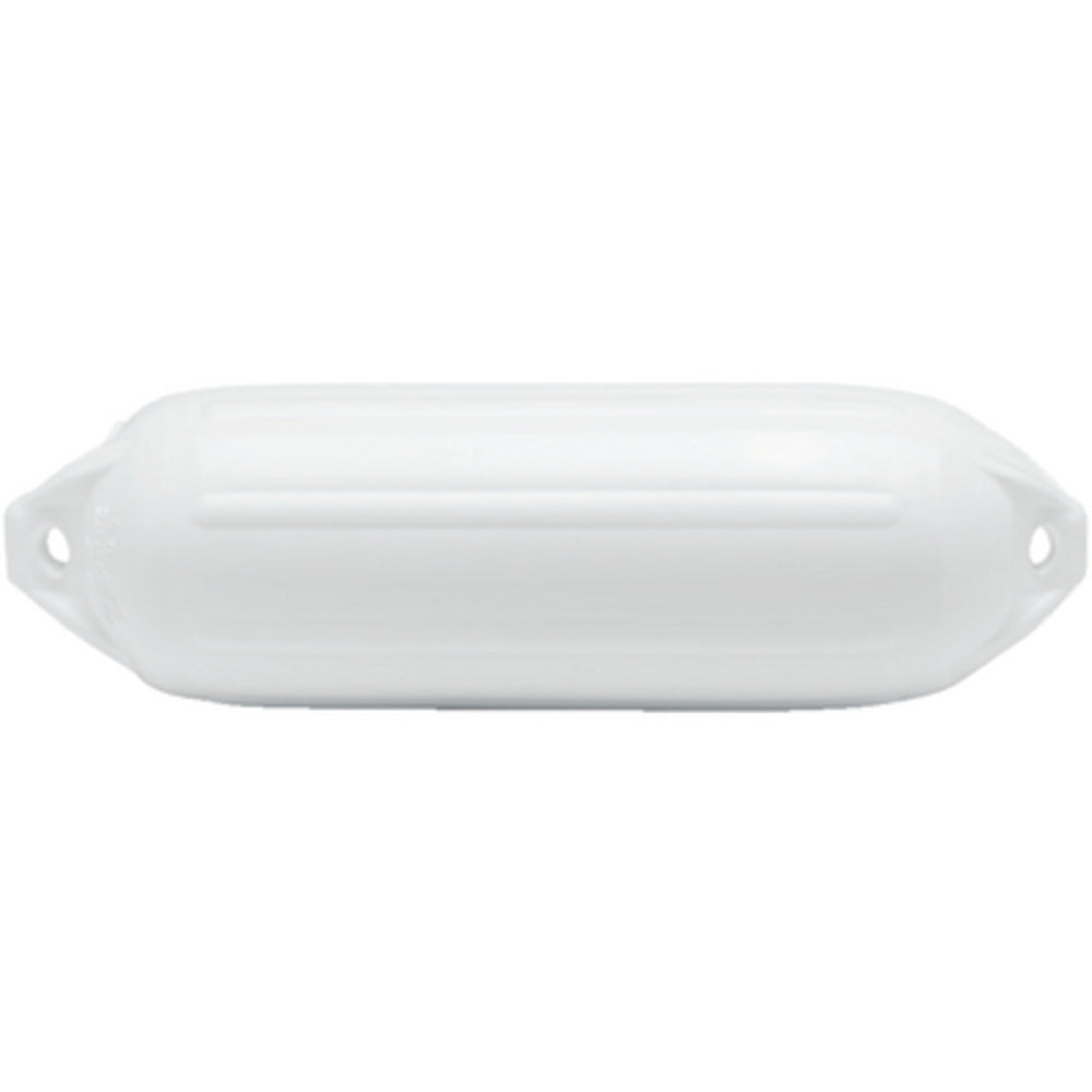 Polyform NF-3 Heavy Duty Twin Eye Fender 5.6" x 19" White Image 1