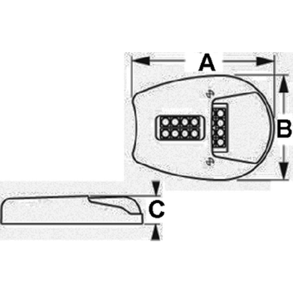 Sea-Dog 405950-1 Stainless Steel Led Docking Lights