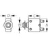THERMAL PUSH BUTTON RESET-ONLY AC/DC CIRCUIT BREAKER (SEA-DOG LINE)